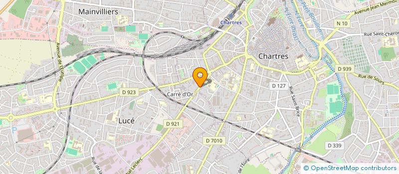 localisation de l'entreprise PJA-BORIE à CHARTRES