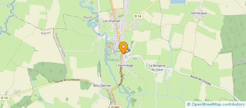 localisation de l'entreprise PJAJ  CORMATIN