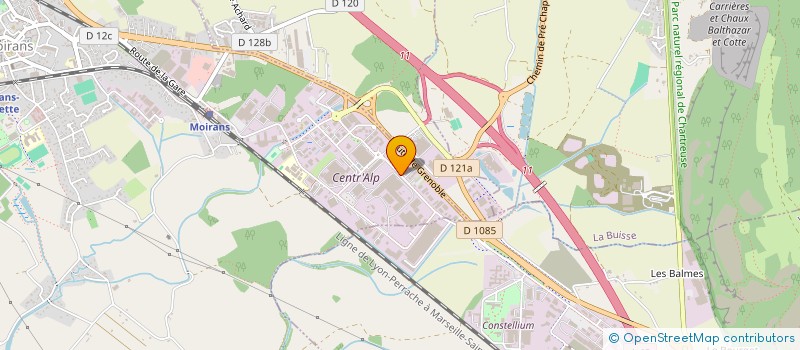 localisation de l'entreprise PJB à MOIRANS