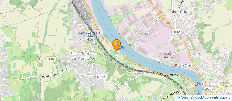 localisation de l'entreprise PJB  SAINT-GERMAIN-AU-MONT-D'OR