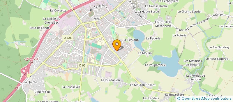 localisation de l'entreprise PJB  LIFFRE