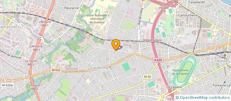 localisation de l'entreprise PJB DESIGN à TOULOUSE