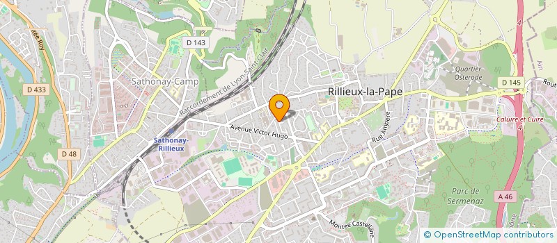 localisation de l'entreprise PJBFORMATION  RILLIEUX-LA-PAPE