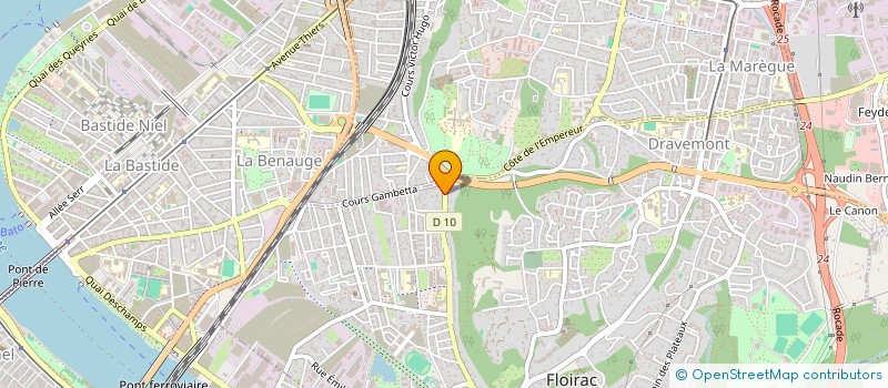 localisation de l'entreprise PJC à FLOIRAC