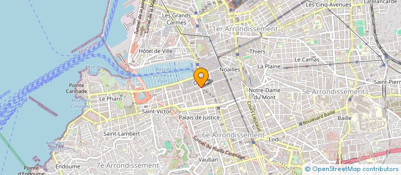localisation de l'entreprise PJC à MARSEILLE