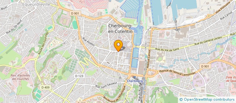 localisation de l'entreprise PJC AGENCEMENT à CHERBOURG-EN-COTENTIN