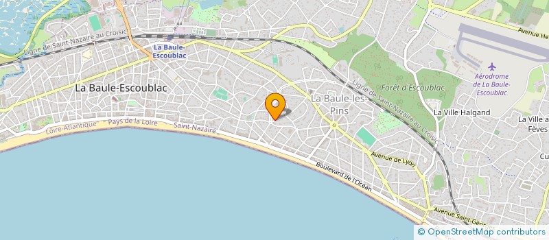 localisation de l'entreprise PJDO à LA BAULE-ESCOUBLAC