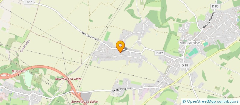 localisation de l'entreprise PJE  MONTAMISE