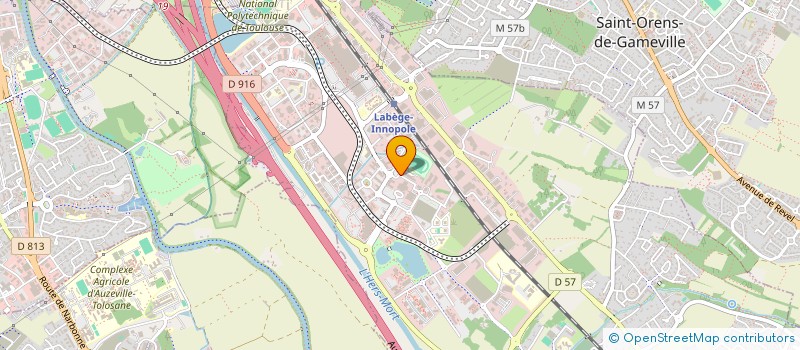 localisation de l'entreprise PJF COMPAGNIE  LABEGE