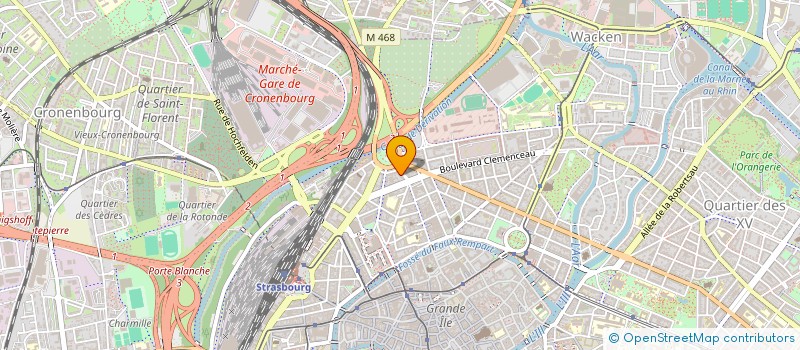 localisation de l'entreprise PJF CONSULTING  STRASBOURG