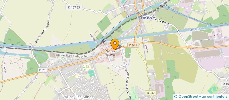 localisation de l'entreprise PJG à ANNEQUIN