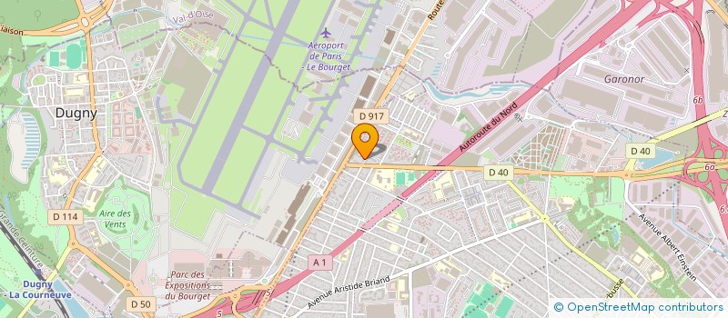 localisation de l'entreprise PJG SERVICES à LE BLANC-MESNIL
