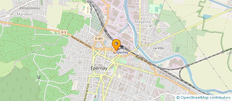 localisation de l'entreprise PJHB, NOTAIRES ASSOCIES  EPERNAY