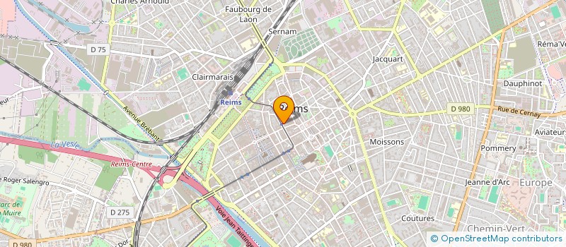 localisation de l'entreprise PJHB NOTAIRES REIMS  REIMS