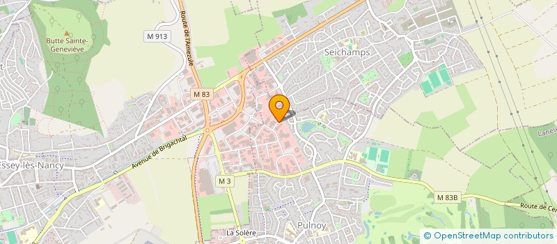 localisation de l'entreprise PJHY PNEUMATIQUE JONCTION HYDRAULIQUE  PULNOY