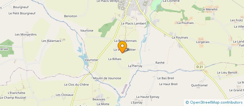 localisation de l'entreprise PJJM TECH  ROMILLE