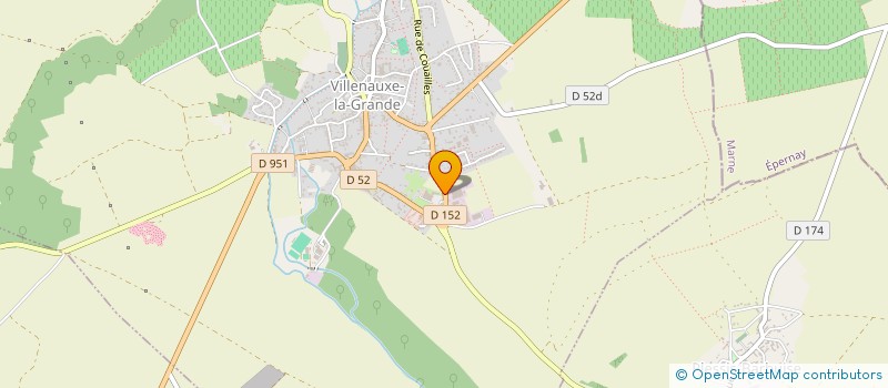 localisation de l'entreprise PJK à VILLENAUXE-LA-GRANDE