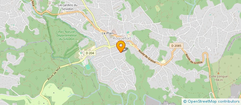 localisation de l'entreprise PJK CONSULTING  ROQUEFORT-LES-PINS