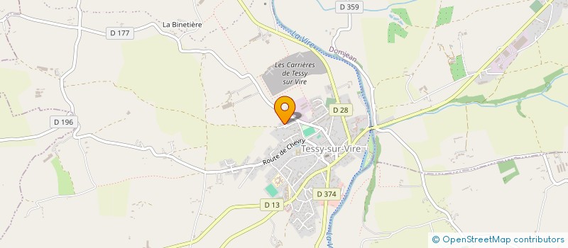 localisation de l'entreprise PJL  TESSY-BOCAGE