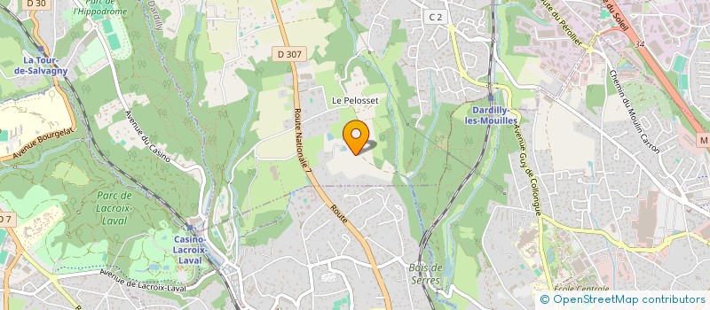 localisation de l'entreprise PJL CONSULTING à DARDILLY