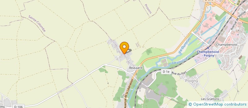 localisation de l'entreprise PJL EVENEMENTS  POIGNY