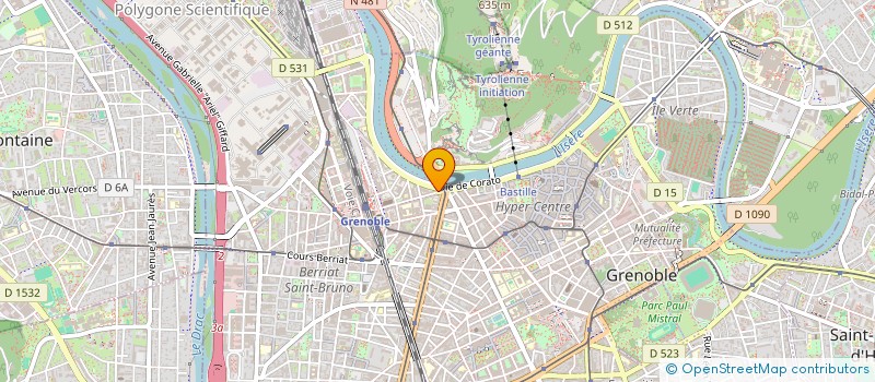 localisation de l'entreprise PJL GOLF à GRENOBLE