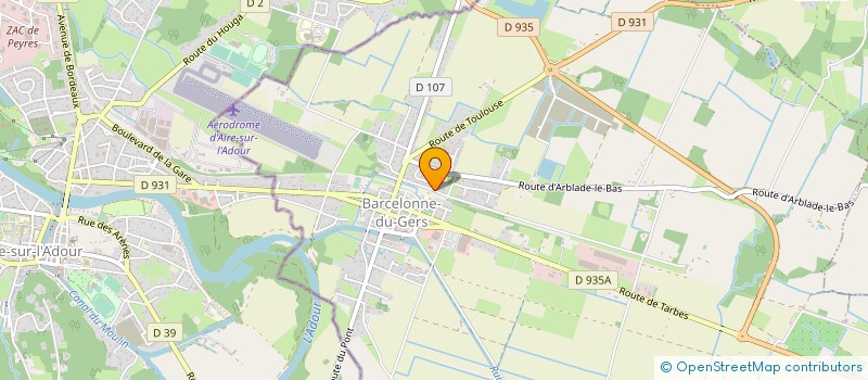 localisation de l'entreprise PJL IMMO  BARCELONNE-DU-GERS