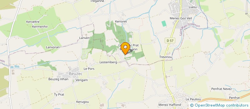 localisation de l'entreprise PJLG  SAINT-JEAN-TROLIMON