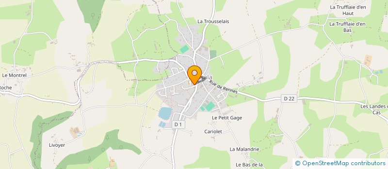 localisation de l'entreprise PJLT à LE MENE