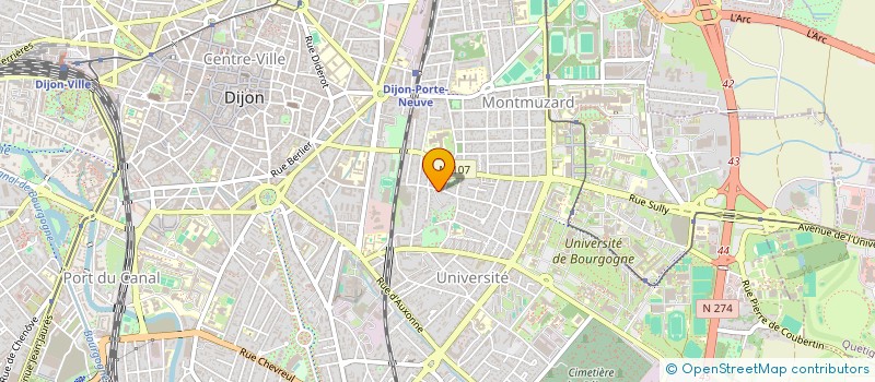 localisation de l'entreprise PJLX à DIJON