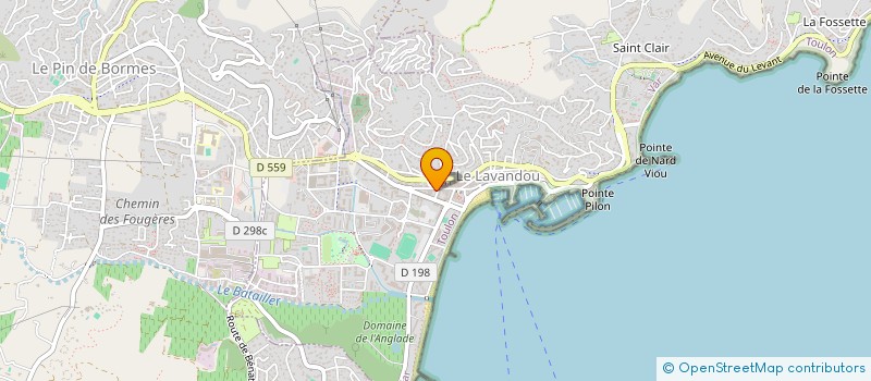 localisation de l'entreprise PJM à LE LAVANDOU