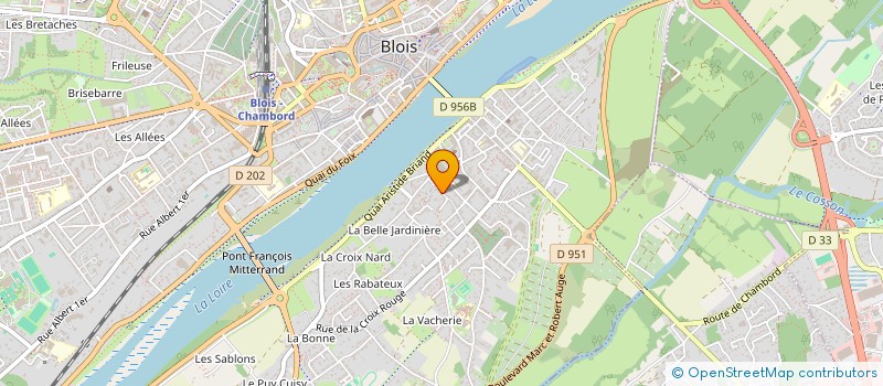 localisation de l'entreprise PJM  BLOIS