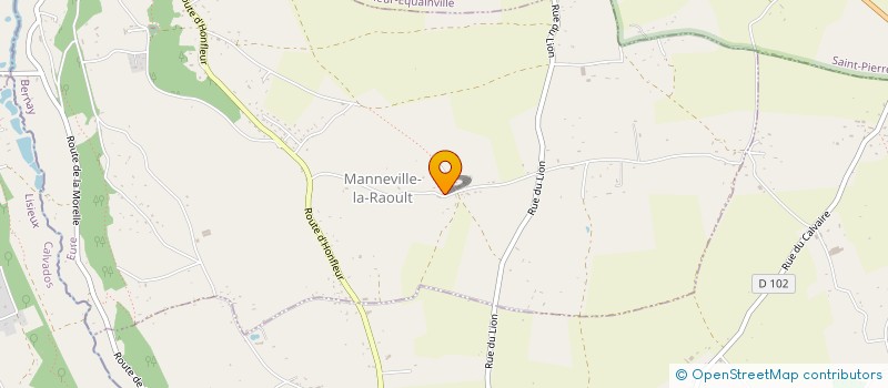 localisation de l'entreprise PJM  MANNEVILLE-LA-RAOULT