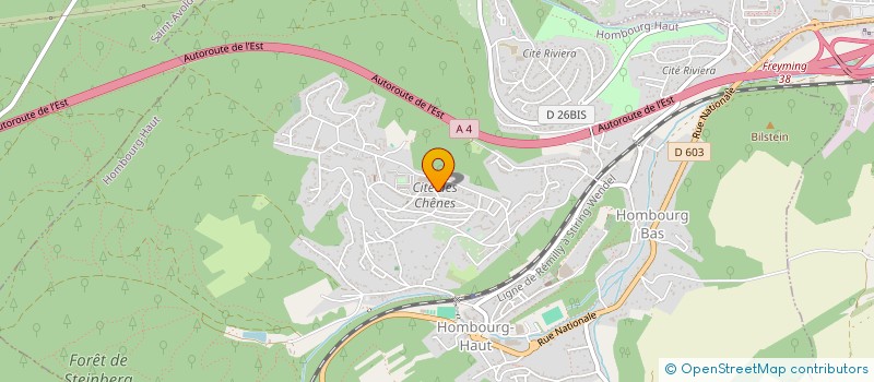 localisation de l'entreprise PJM à HOMBOURG-HAUT
