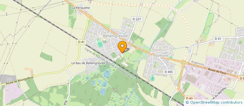 localisation de l'entreprise PJM  BELLENGREVILLE