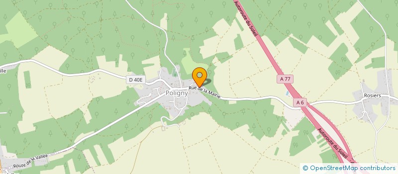 localisation de l'entreprise PJM BTP à CHATENOY