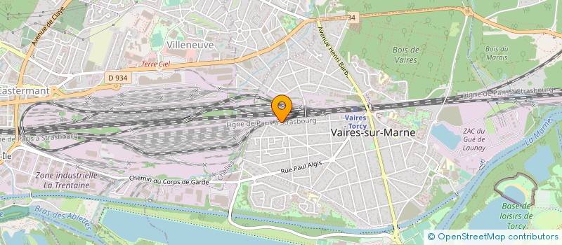 localisation de l'entreprise PJM COMPANY  VAIRES-SUR-MARNE