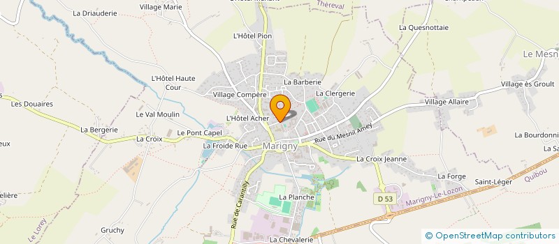 localisation de l'entreprise PJM COURTAGE ET CONSEIL  MARIGNY-LE-LOZON