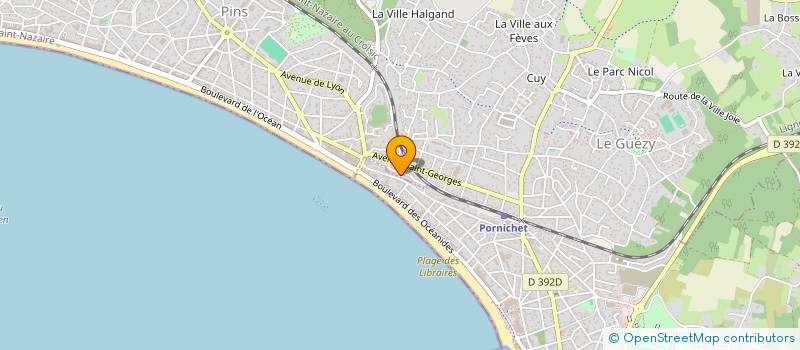 localisation de l'entreprise PJM IMMO  LA BAULE-ESCOUBLAC