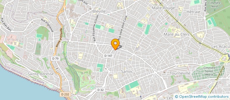 localisation de l'entreprise PJM2  LE HAVRE