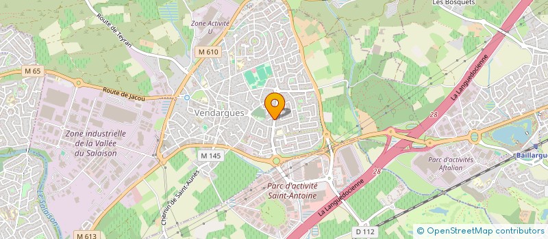 localisation de l'entreprise PJMED GROUP à VENDARGUES