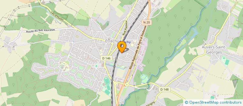 localisation de l'entreprise PJN 23  ETRECHY