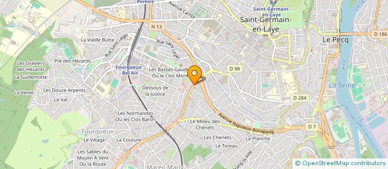 localisation de l'entreprise PJN-IMMOBILIER  SAINT-GERMAIN-EN-LAYE