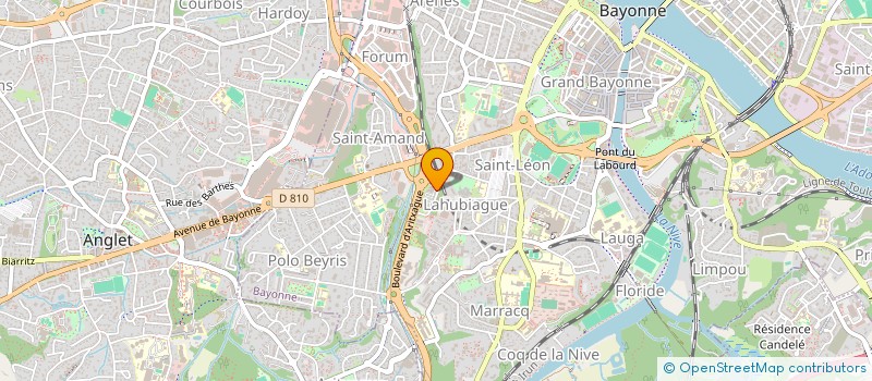 localisation de l'entreprise PJO GOIZALDEA  BAYONNE