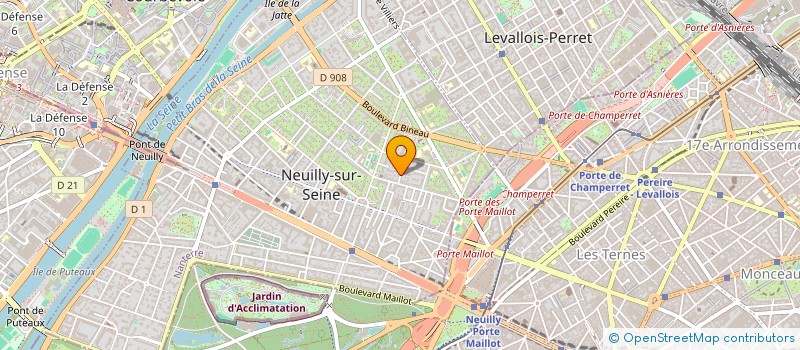 localisation de l'entreprise PJOLEPRON  NEUILLY-SUR-SEINE