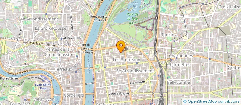 localisation de l'entreprise PJP  LYON