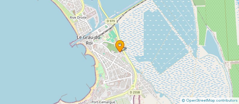 localisation de l'entreprise PJP  LE GRAU-DU-ROI