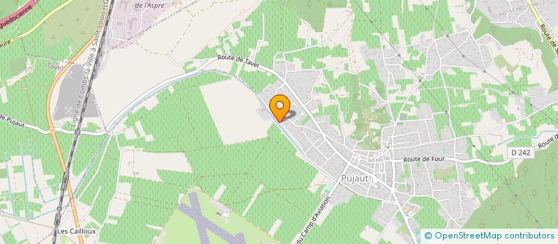 localisation de l'entreprise PJP  PUJAUT