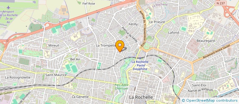 localisation de l'entreprise PJP  LA ROCHELLE