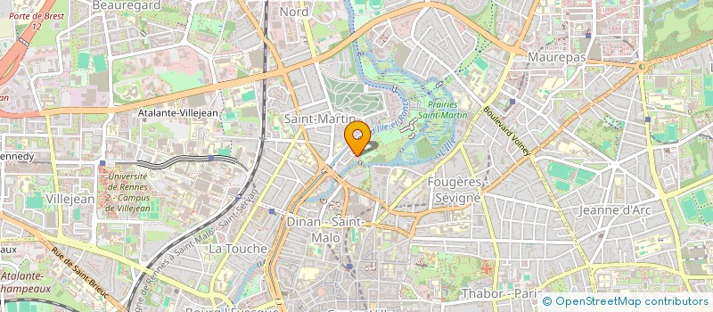localisation de l'entreprise PJP CAPITAL  RENNES